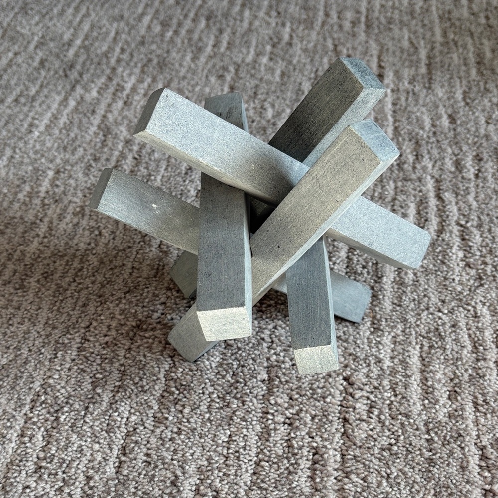 Studio McGee Modern Soapstone Geometric Sculpture